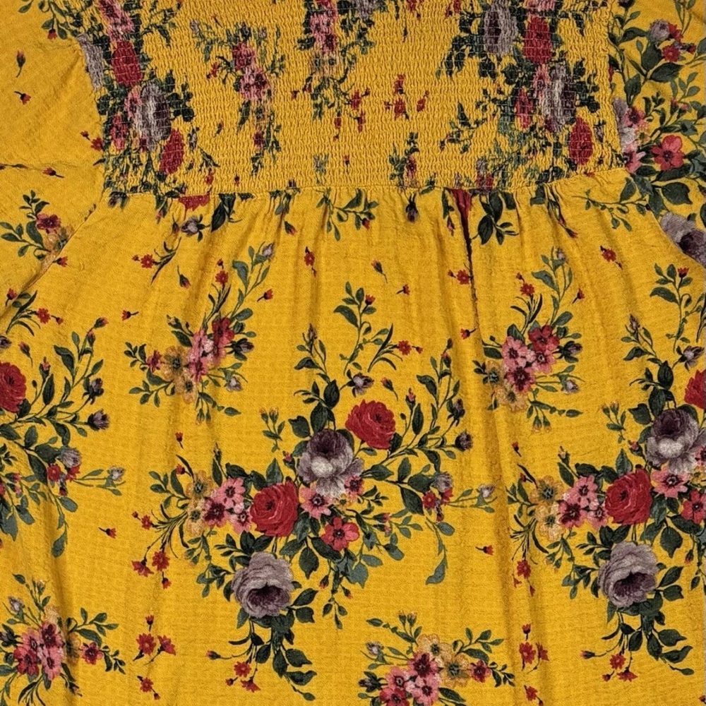 Torrid Yellow Floral Blouse - Picture 10 of 10